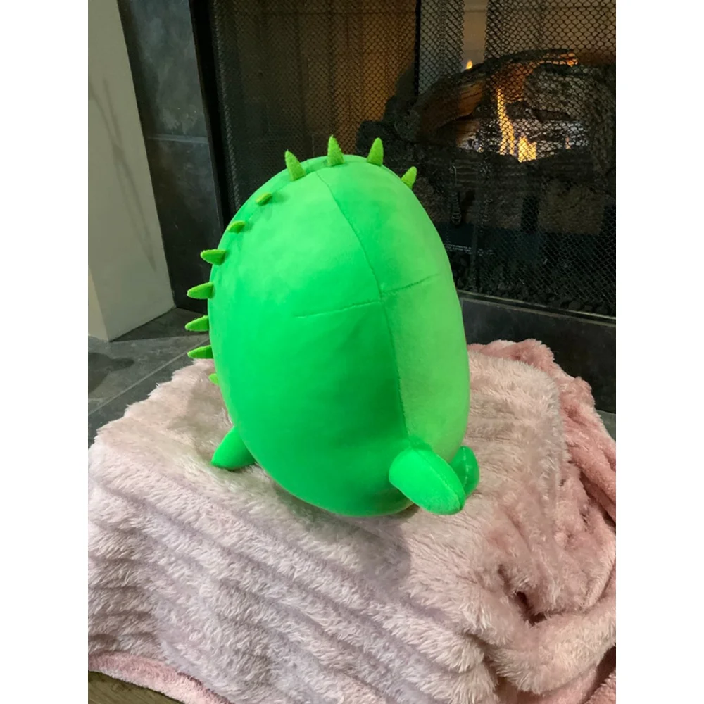 Green Red Monster Squishy Stuffed Animal 9 inch